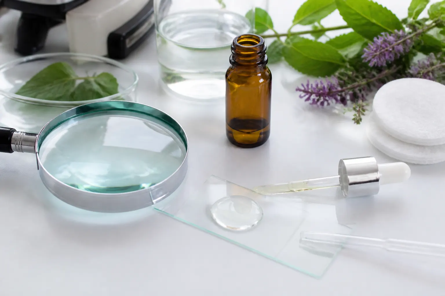 Botanical oils and clinical tools representing acne contributing factors